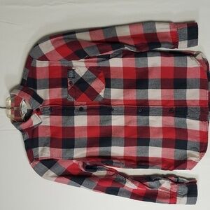 H&M Button-down long sleeves boy's plaid shirt size 10